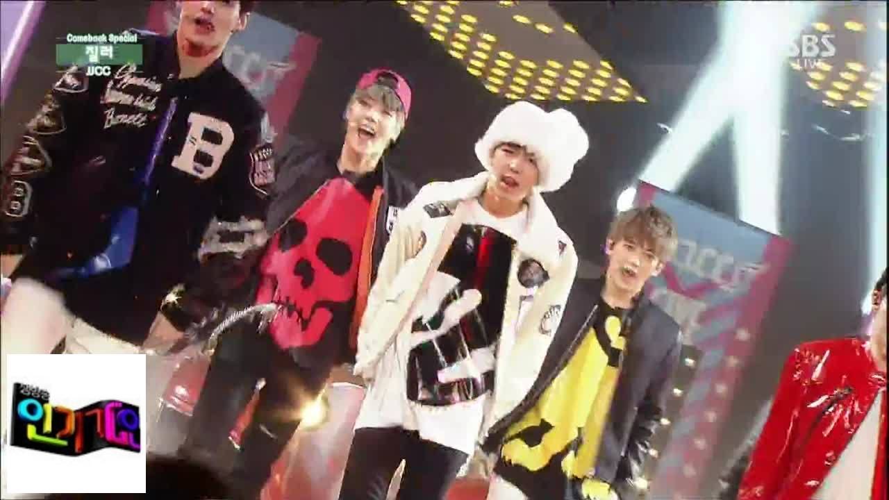 [JJCC (JJCC)] Fire (Ziller) @ Популярная песня Inkigayo 150118