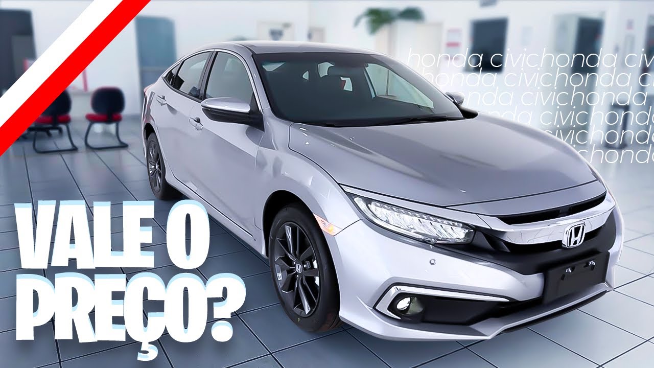 NOVO HONDA CIVIC 2021 - O HONDA CIVIC EXL 2021 FICOU INCRÍVEL AGORA
