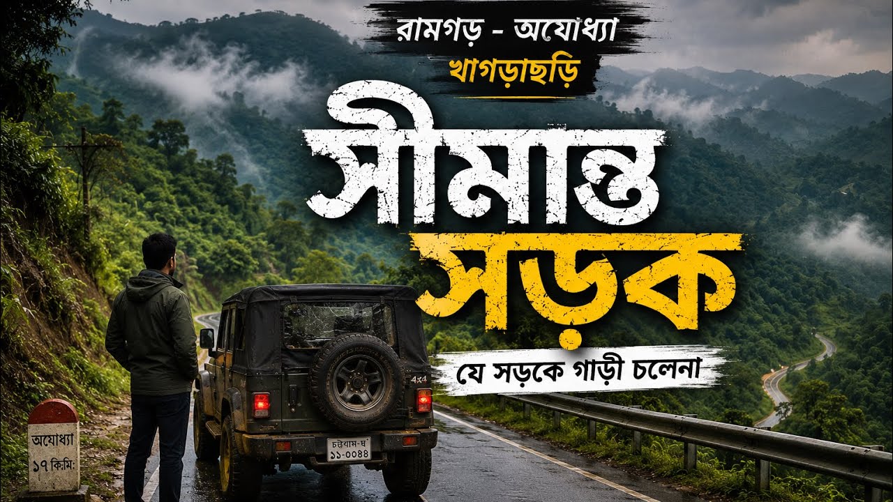 যে সড়কে মানুষ চলেনা || সীমান্ত সড়ক | খাগড়াছড়ি-রামগড় || রোড ট্রিপ