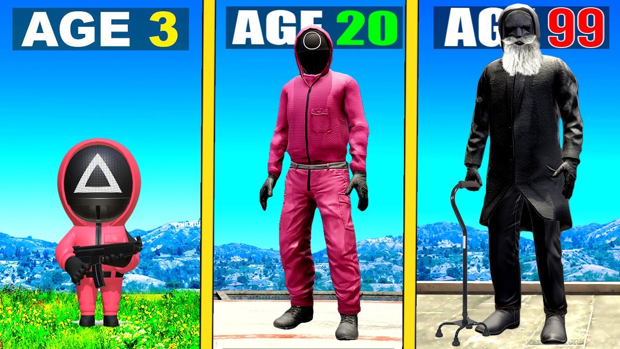 Surviving 99 Years In SQUID GAME In GTA 5!