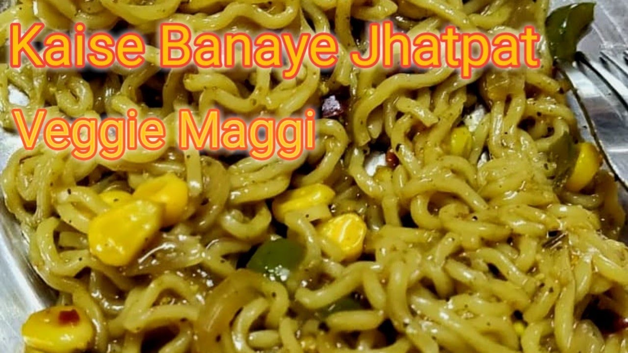 Masaledaar Veggie Maggie| Tasneem's Kitchen| Tasty Maggie Recipe
