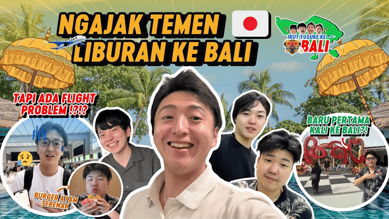 ADA FLIGHT PROBLEM???😱✈️  AKHIRNYAAAA TEMAN🇯🇵 PERTAMA KALI KE BALI🇮🇩