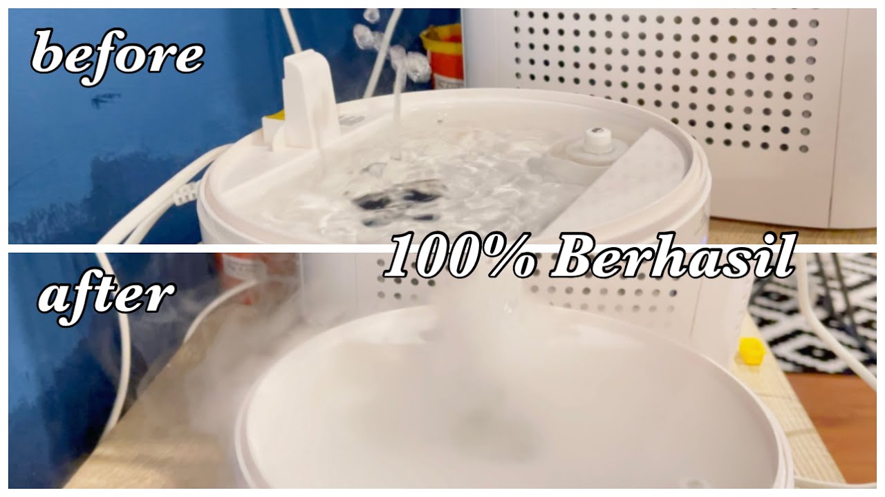 cara memperbaiki humidifier yang tidak keluar asap / uap (untuk semua jenis humidifier) Deerma F600
