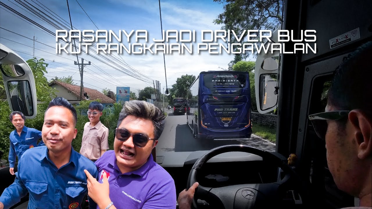 TERNYATA BEGINI RASANYA JADI DRIVER BUS YANG DI KAWAL POLISI ‼️ | Trip Mojokerto-Jogja (Part 2)