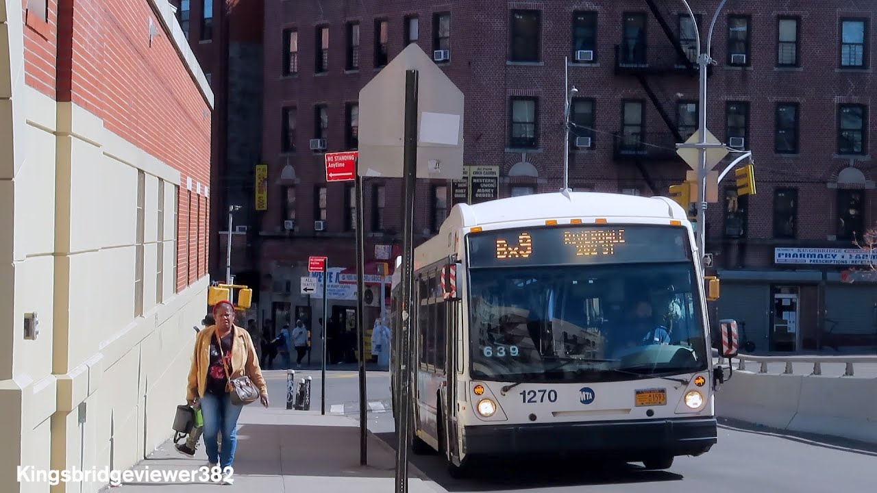 MTA New York City Bus: 2010 Nova Bus LFS Articulated 1270 on the Bx9 Bus.