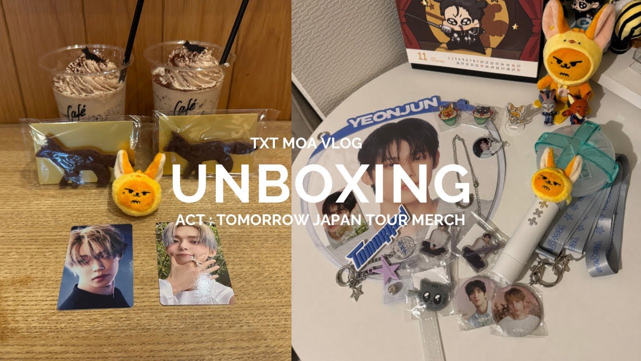 【Распаковка】TXT ACT: TOMORROW JAPAN TOUR MERCH
