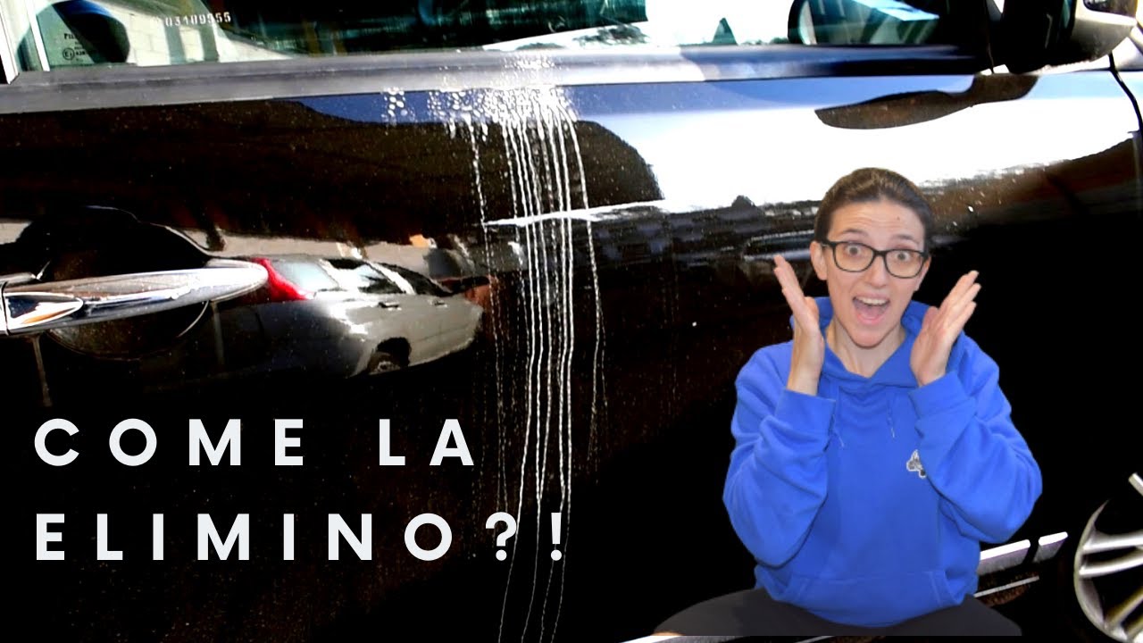 Come eliminare il calcare dalla carrozzeria dell'auto?