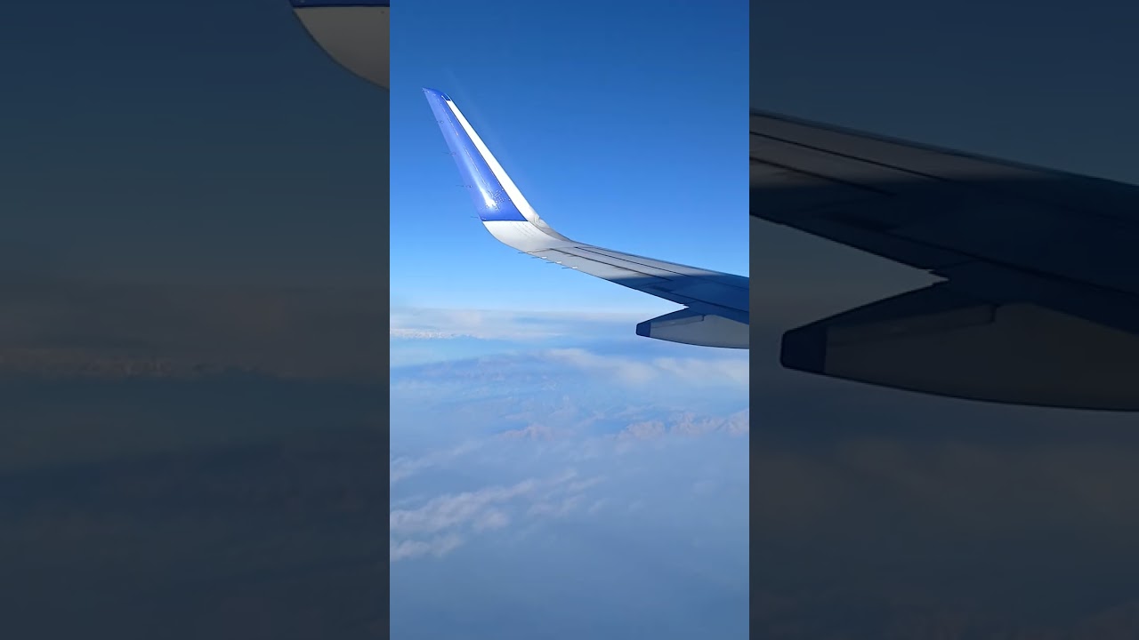 “A soft flight ✈️ above velvet-white, cotton-like clouds ☁️”with real sound for aviation lovers ❤️.