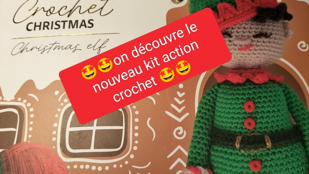 On d&eacute;balle le nouveau kit du joli elfe &agrave; faire au crochet  #kitaction #kitcrochet 