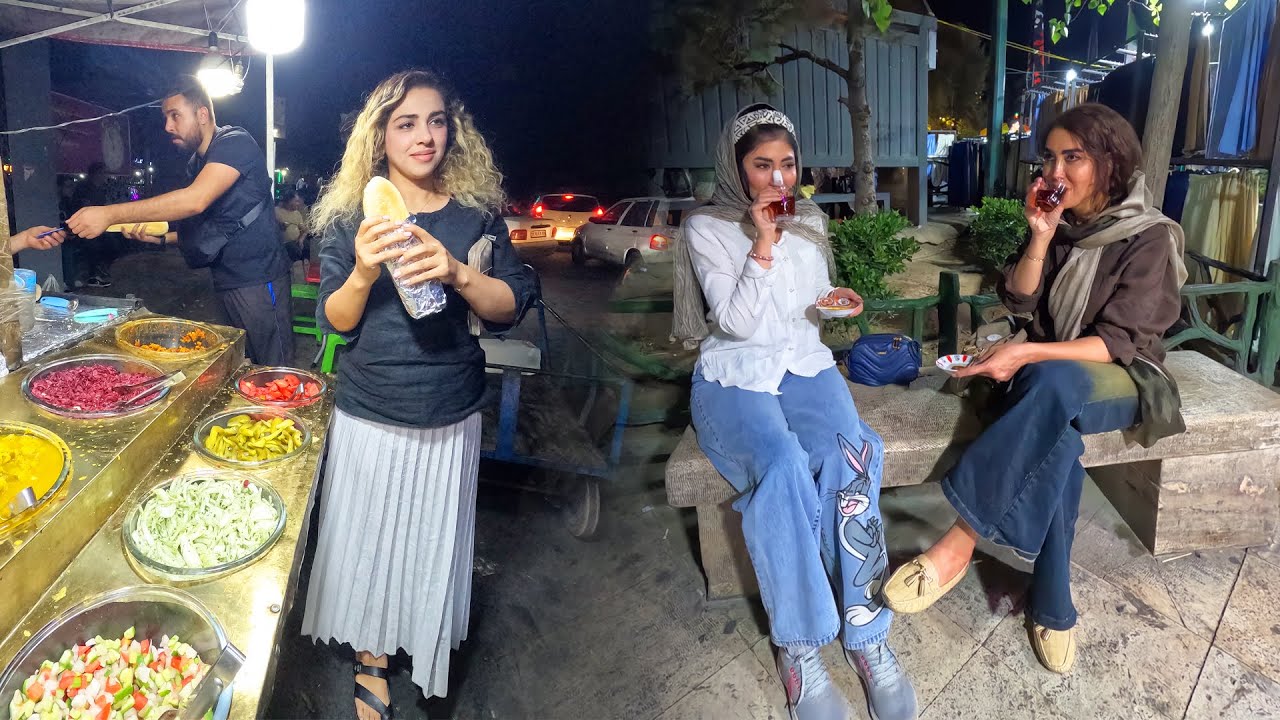 Iran's Hidden Nightlife: Unique Street Food Discovery in Tehran
