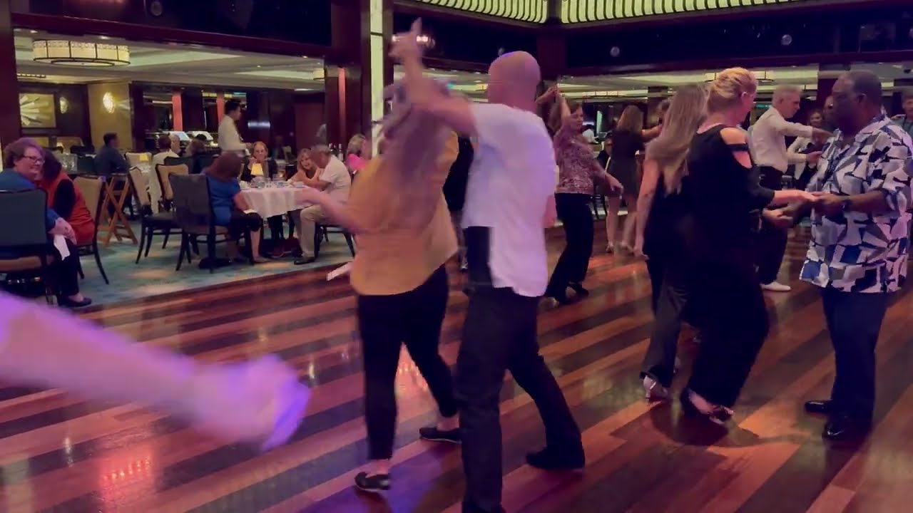 Daric & Nastia Lion DiscoFox during 2023 QQST Dance Cruise
