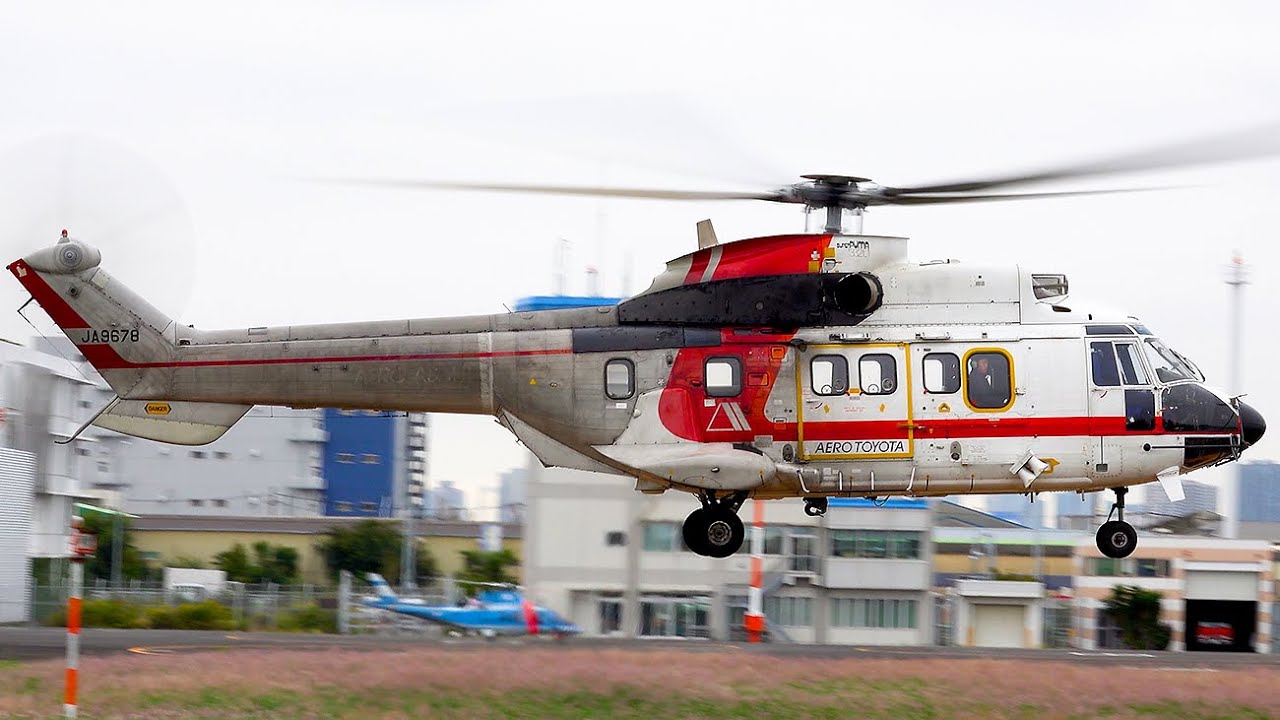 AW-189,AS332,Bell-407,Bell-412 Tokyo Heliport operations 