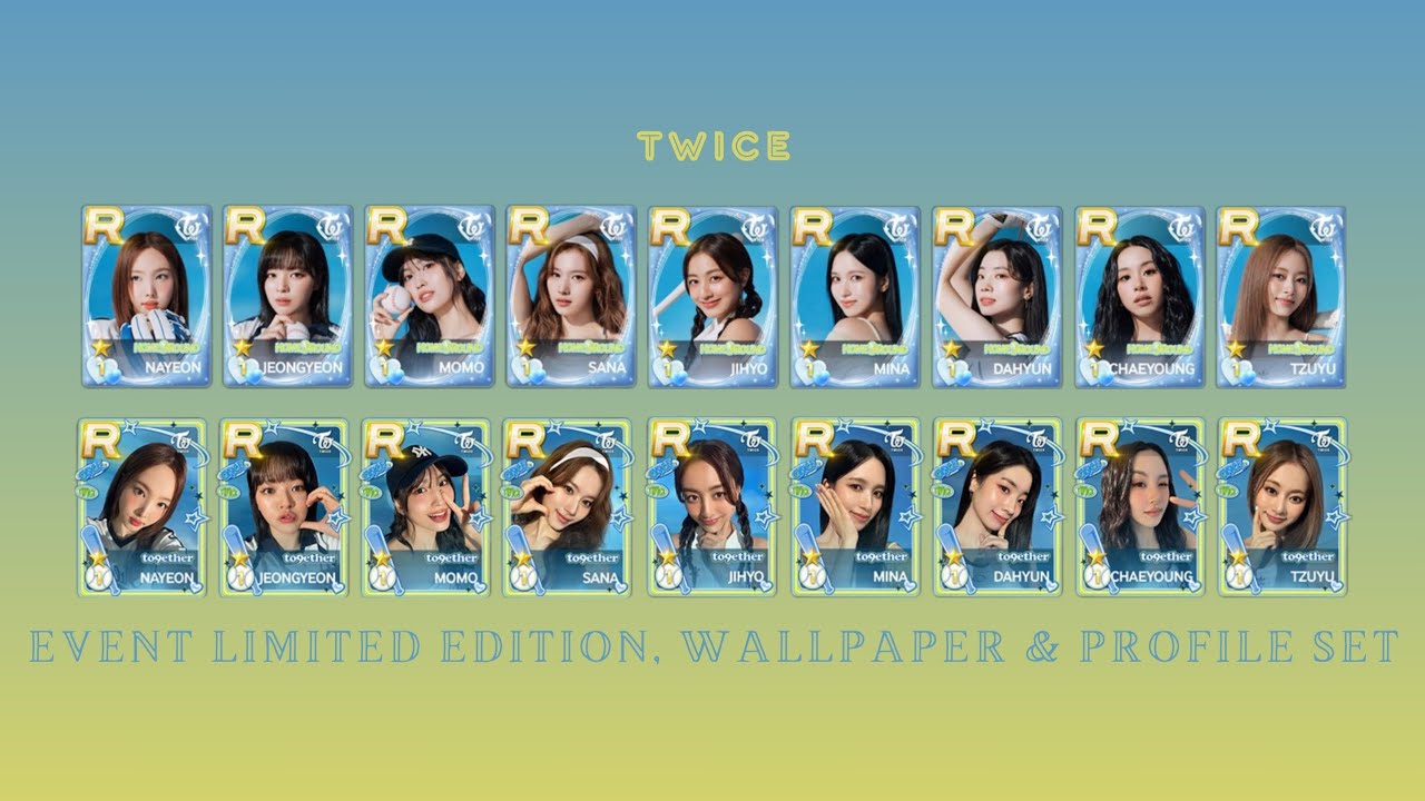 [SuperStar JYP] Pull Twice 'Home 9round' Event Limited & 'To9ether' Limited Theme Card & Profile Set