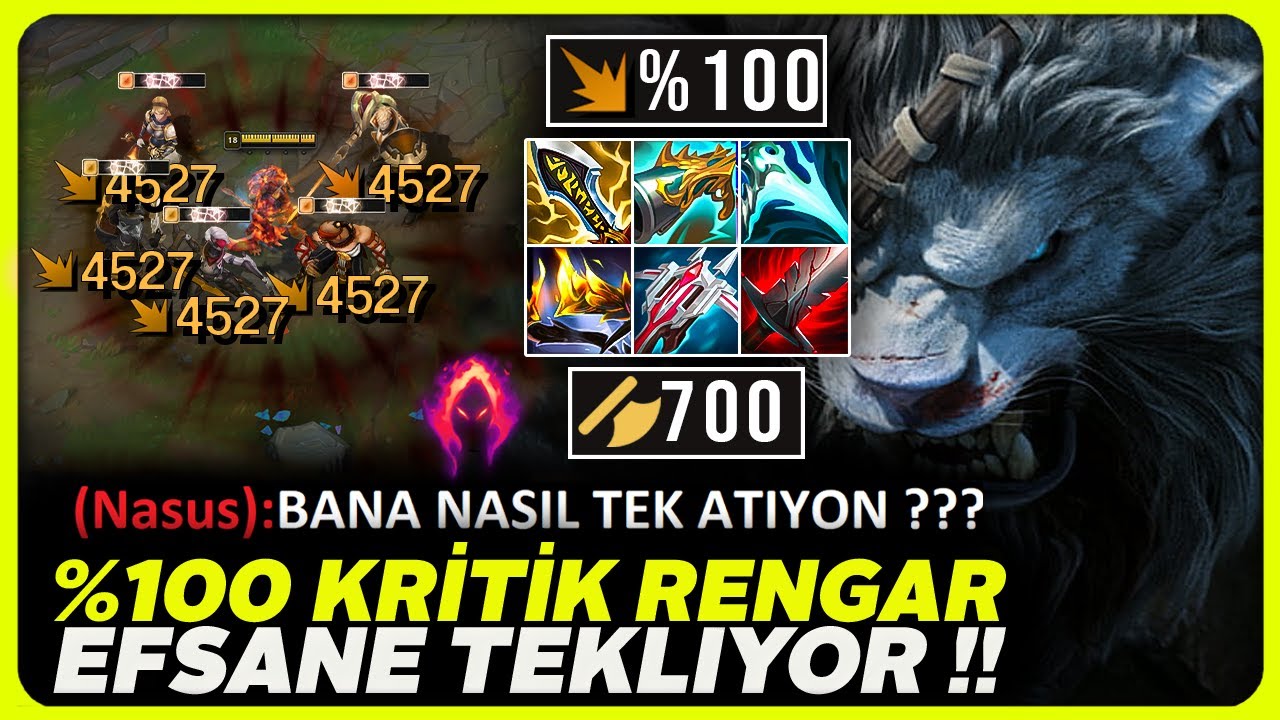 %100 KRİTİK 50 KARAHASAT RENGAR !! DÜZ VURUŞ BİLE TEK ATIYOR !! FELAKET HASAR !! | Ogün Demirci