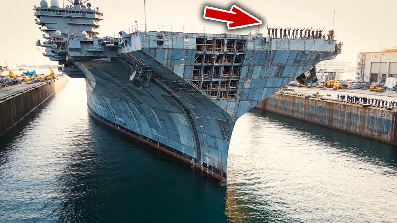 Inside the Giant Warship Factory: How Massive Battleships Are Built
