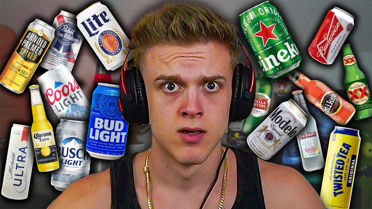 Trying EVERY Light Alcohol I Could Find.