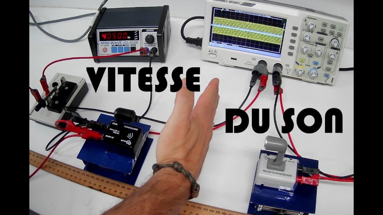 SPC Prépa BAC - TP Vitesse du son dans l'air (avec ultrasons)
