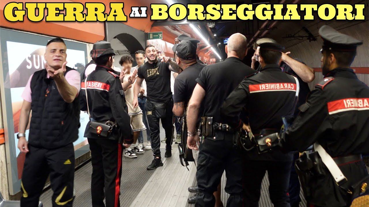 Guerra ai Borseggiatori Furti senza limite ai Turisti e ai Cittadini nella Metro di Roma