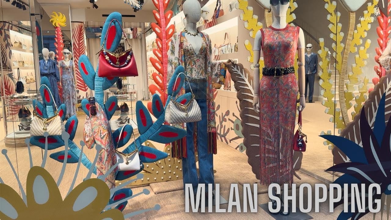 Milano Windows | Milan Luxury Shopping & Fashion ✨ Versace, Dolce&Gabbana, Etro & Chanel