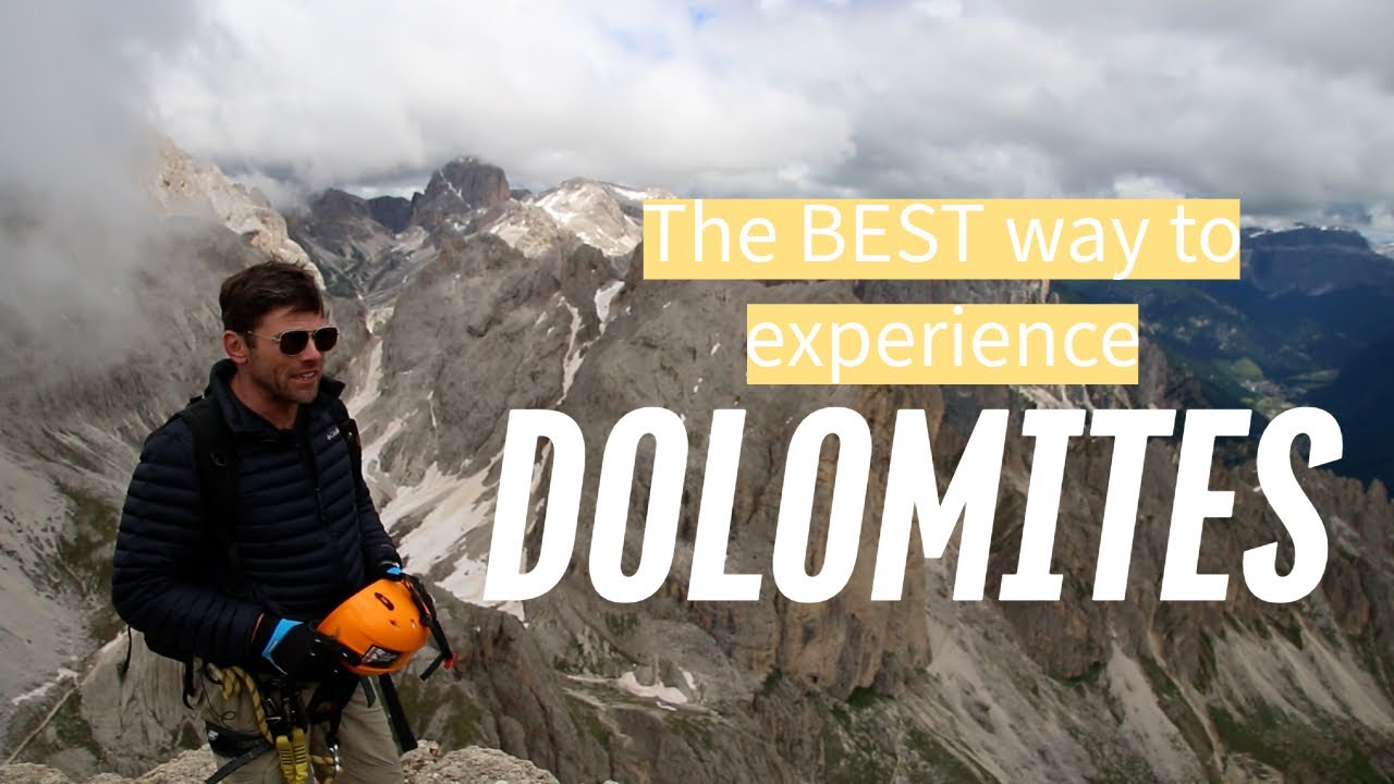 The BEST way to experience the #Dolomites in #Italy is Via ferrata!