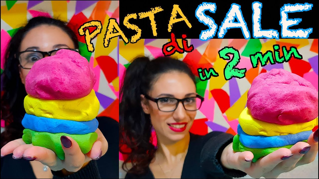 PASTA DI SALE MODELLABILE IN 2 MINUTI! Tutorial