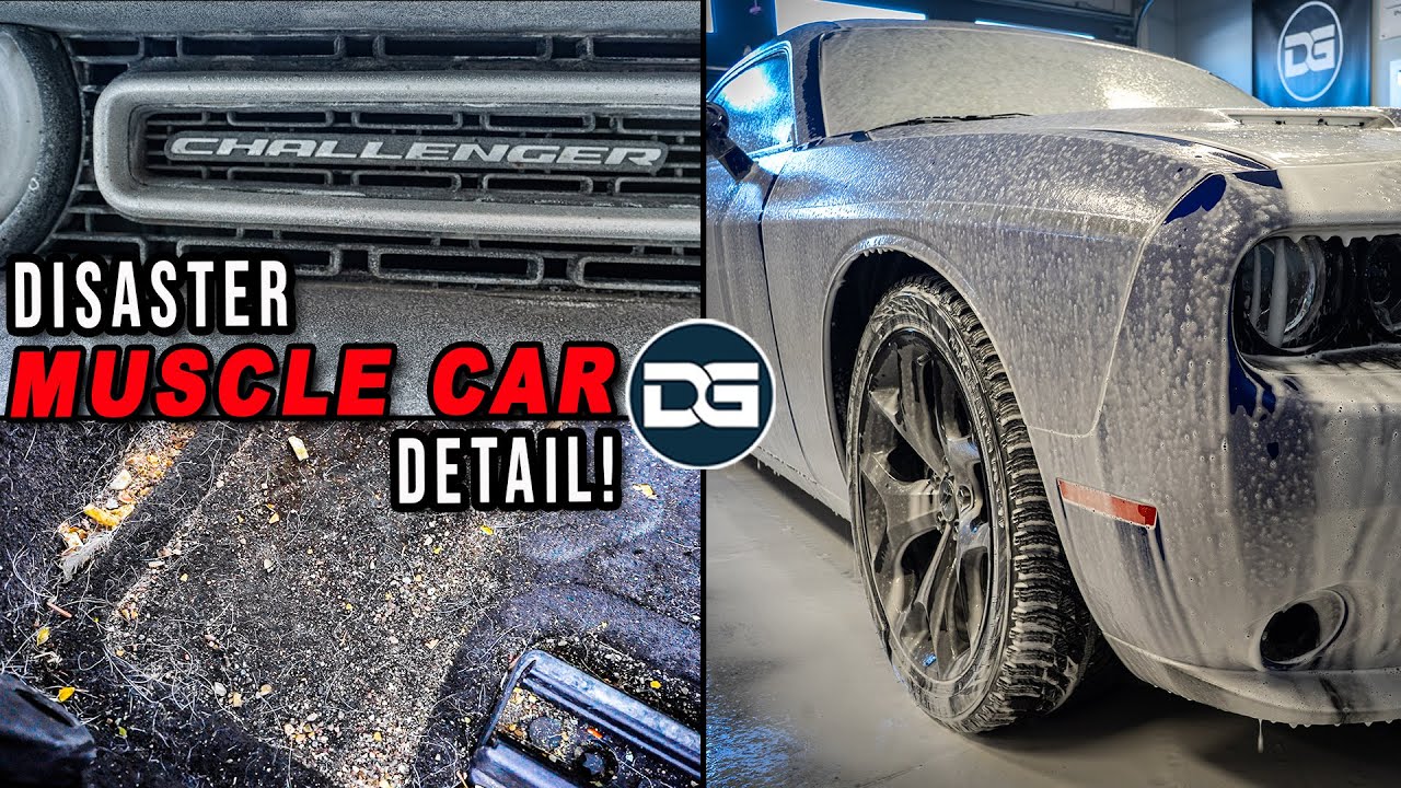 DISASTER Detailing a Classic American MUSCLE Car! | The Detail Geek