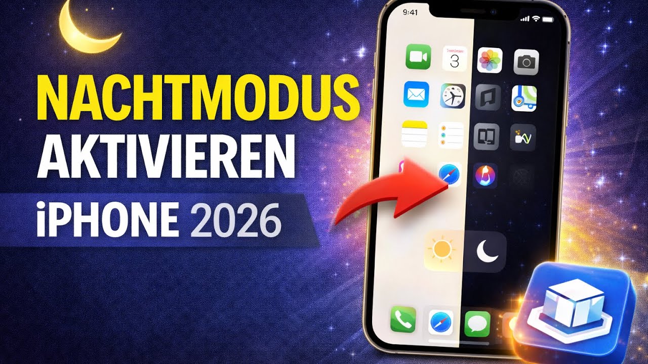 iPhone: Nachtmodus aktivieren (2026) 🌙 &ndash; So schaltest du Dark Mode richtig ein