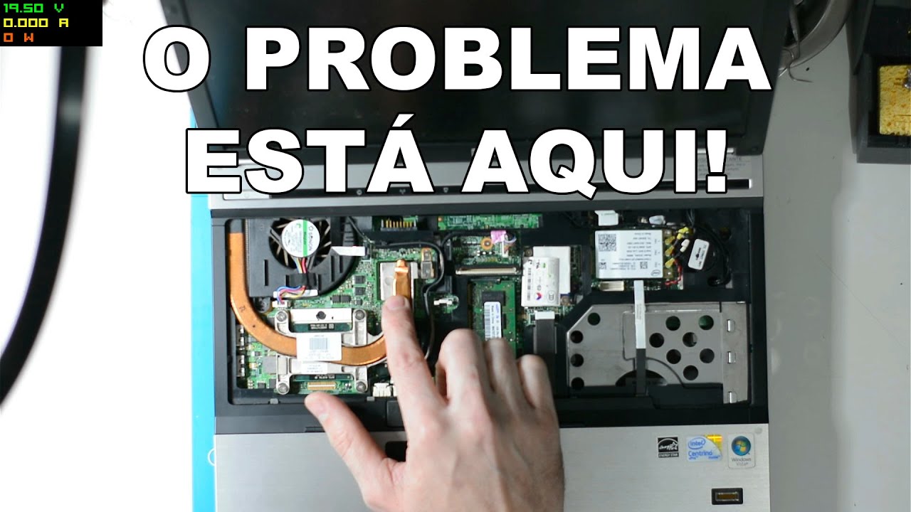 Diagnosticando um notebook HP que liga e não da vídeo.