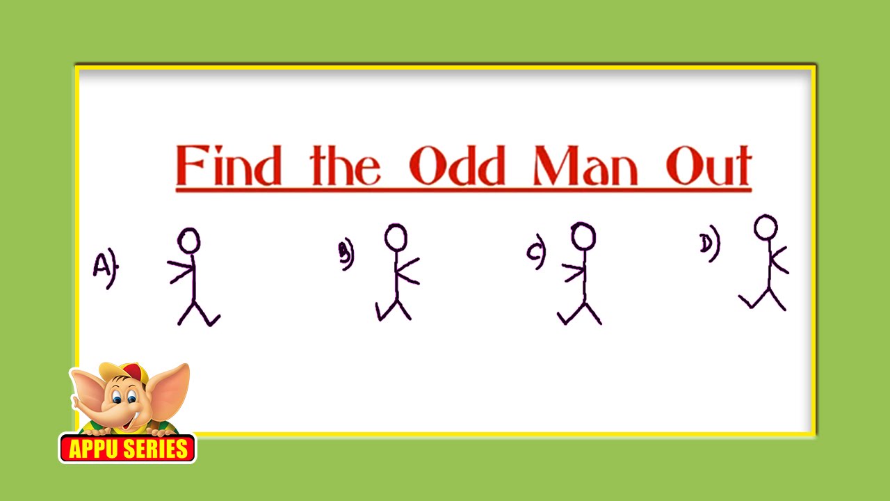 Odd Man Out Series - Find the Odd Action Figure