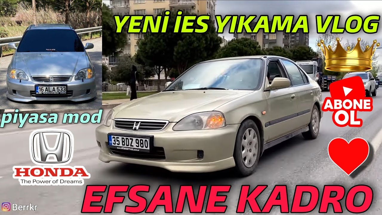 HONDA İES ENVERİN YENİ ARABASI VLOG TAM KADRO #İzmir #BerkCakmak #Honda #İes
