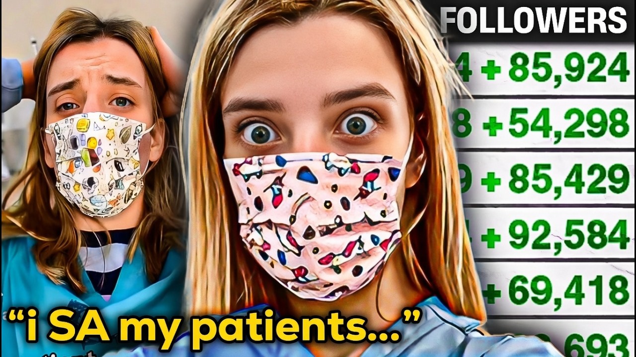 This Creepy Influencer Nurse Is Touching Her Patients...