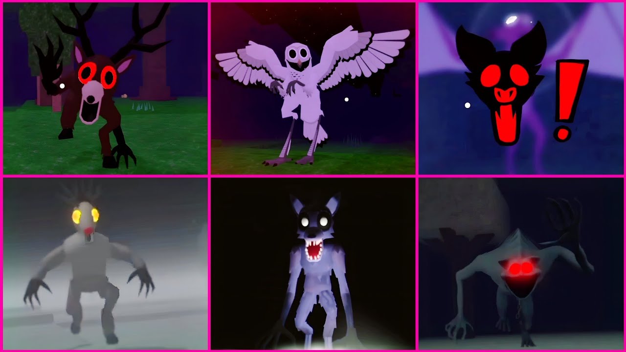 99 Nights in the Forest: All Jumpscares & Every Variant