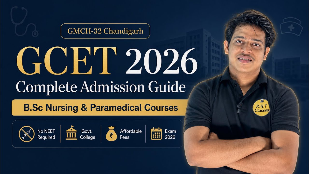 GCET 2026 Admission Guide | B.Sc Nursing & Paramedical Courses | GMCH Chandigarh