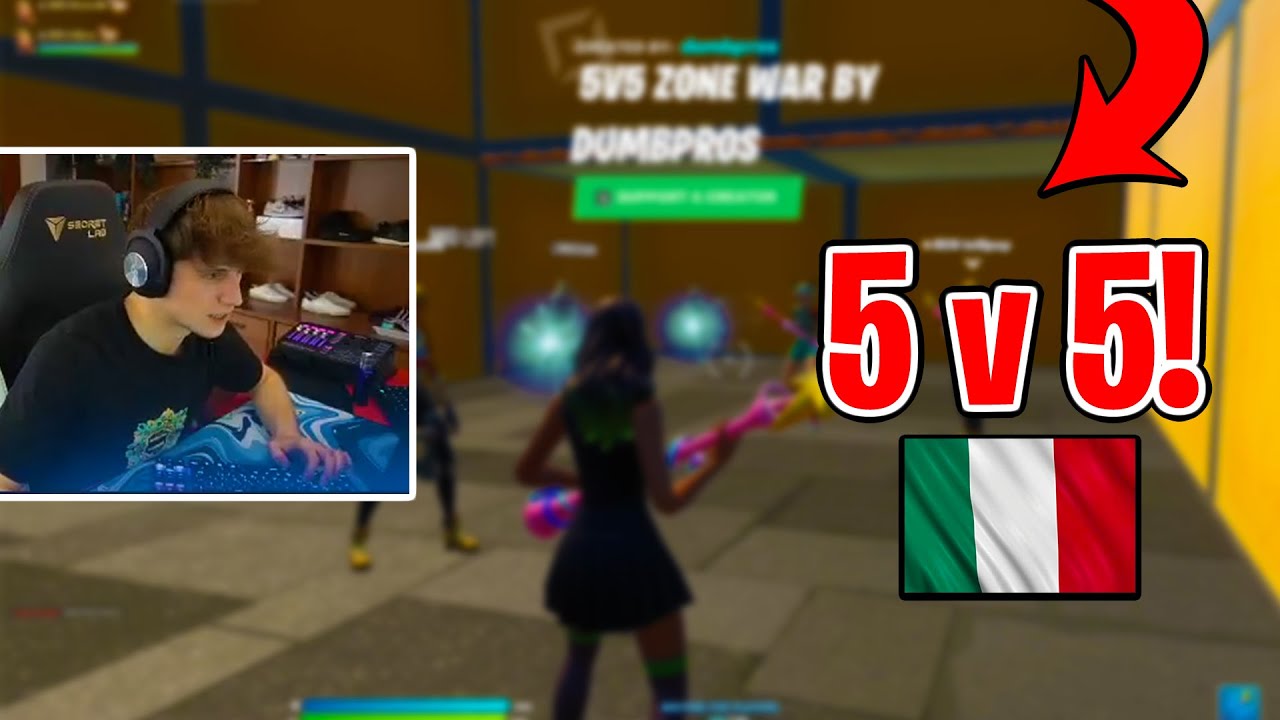 SFIDO 5vs5 in Creativa i giocatori Migliori d'italia !