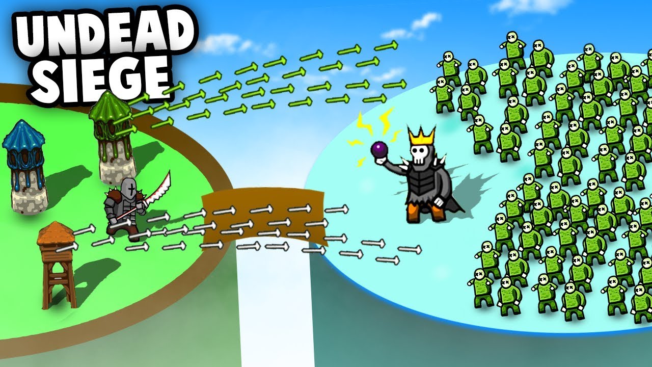 Massive ZOMBIE Army SIEGE!  Right Click to Necromance Boss (Circle Empires Update Gameplay)