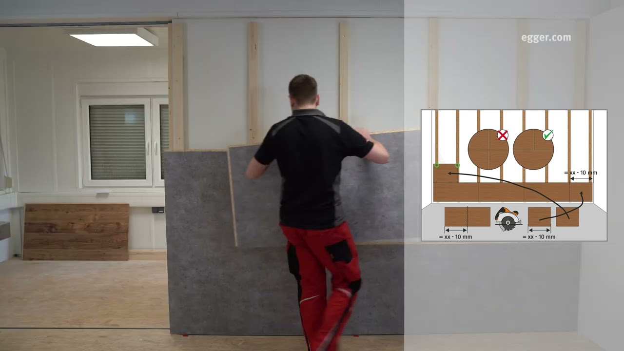EGGER DecoWall - Die Montage von A-Z