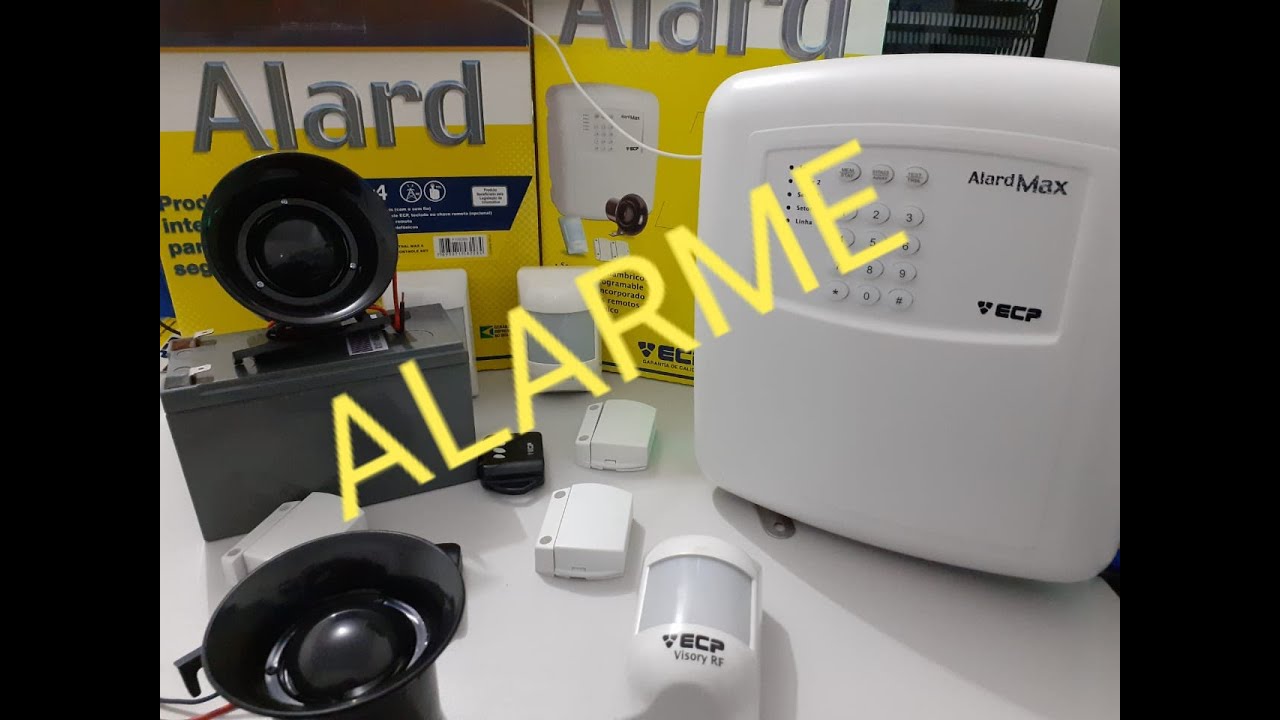 Passo a passo de como instalar alarme ECP, Central, Bateria, Sensores, Sirene, Configuração e etc...