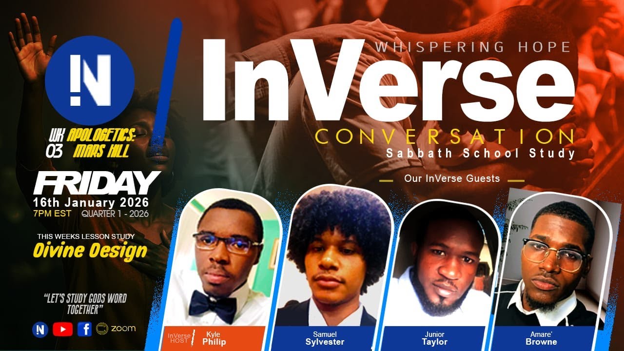 Lesson 3 Q1: Divine Design | InVerse Conversation | Sabbath School Lesson Study | 2026