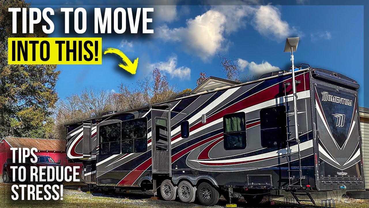 Moving into an RV is TOUGH! 5 Tips to MAKE IT EASIER!