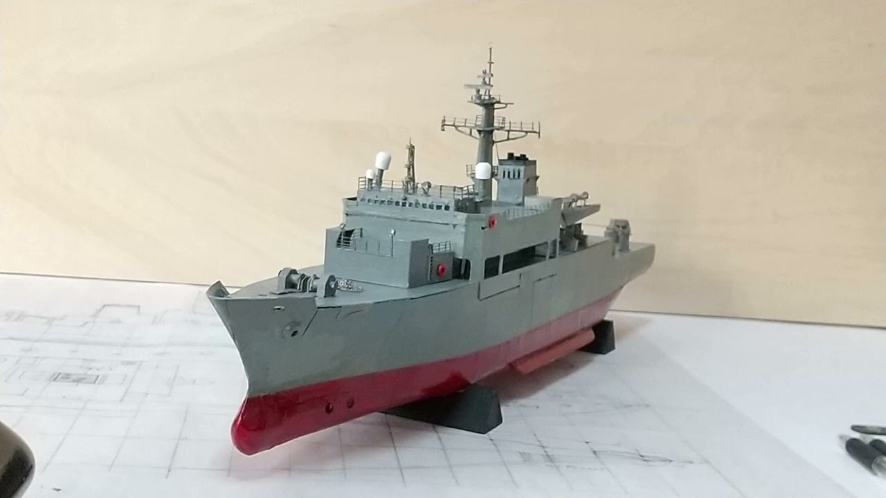 紙で作る船の模型７　「しょうなん」