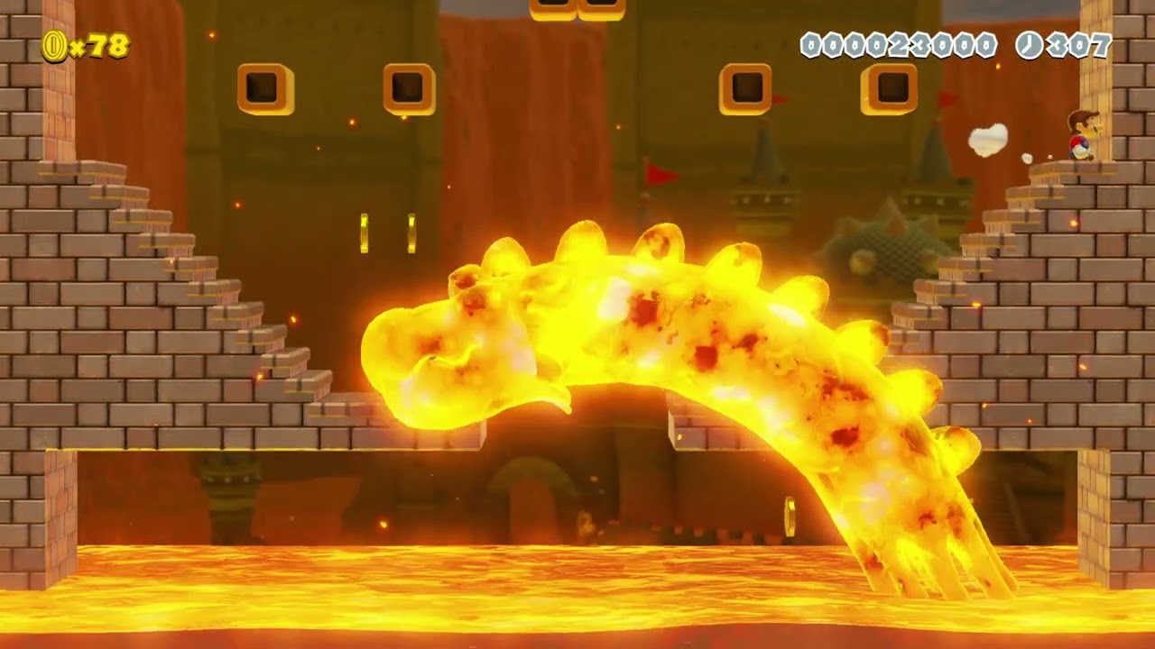 Fiery Spire by GloomHolly 🍄Super Mario Maker 2 Switch 2 No Commentary #dtb