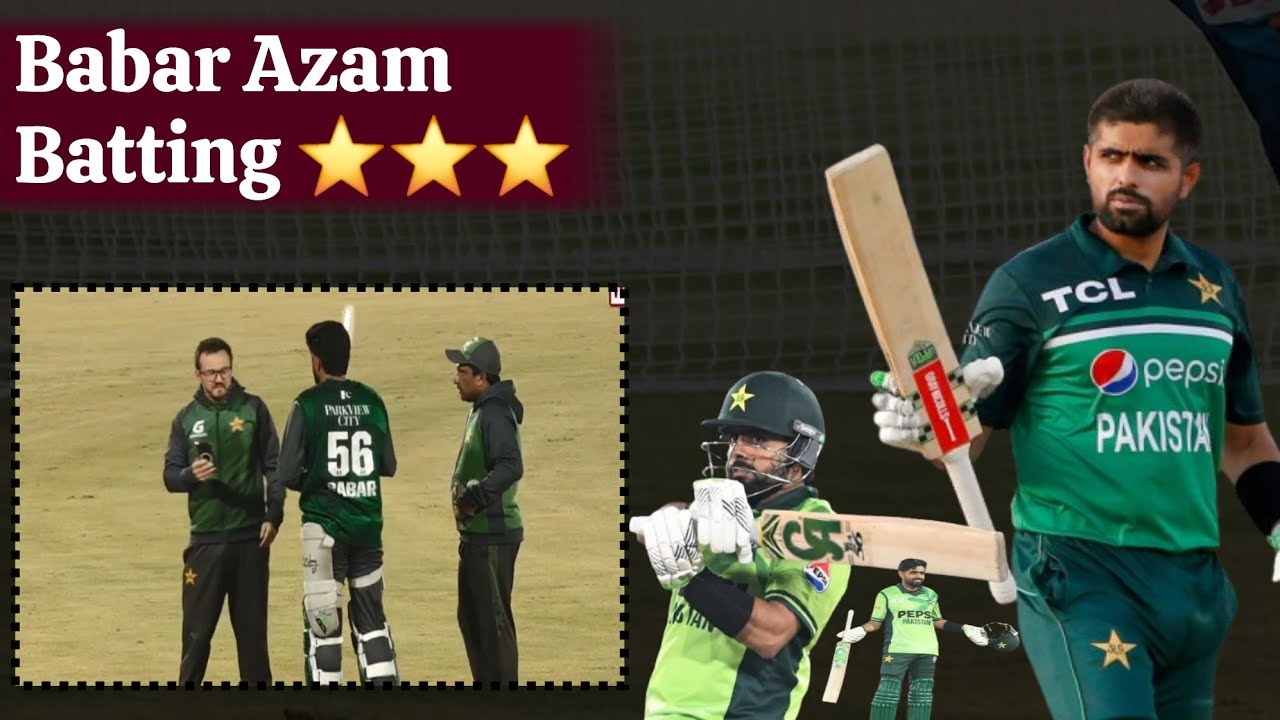 Babar Azam Training Under Mike Hesson! Next-Level Batting 🔥 | Wahjoc Sports