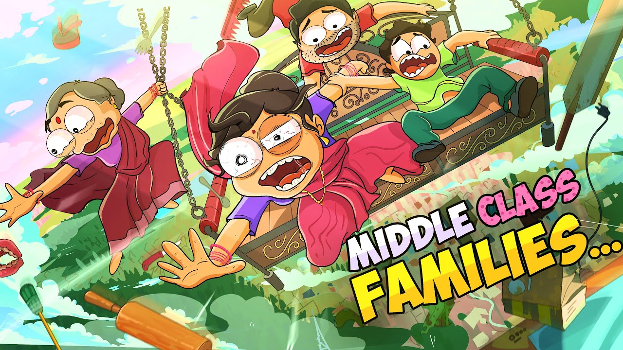 Indian Middle Class families | Fights & Drama | HardToonz