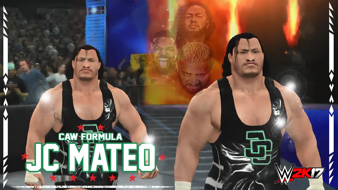 WWE 2K17 - JC MATEO CAW FORMULA - PS3/XBOX360