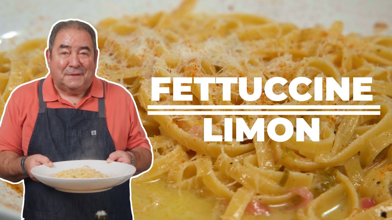 Emeril Lagasse's Homemade Fettuccini Limon Recipe
