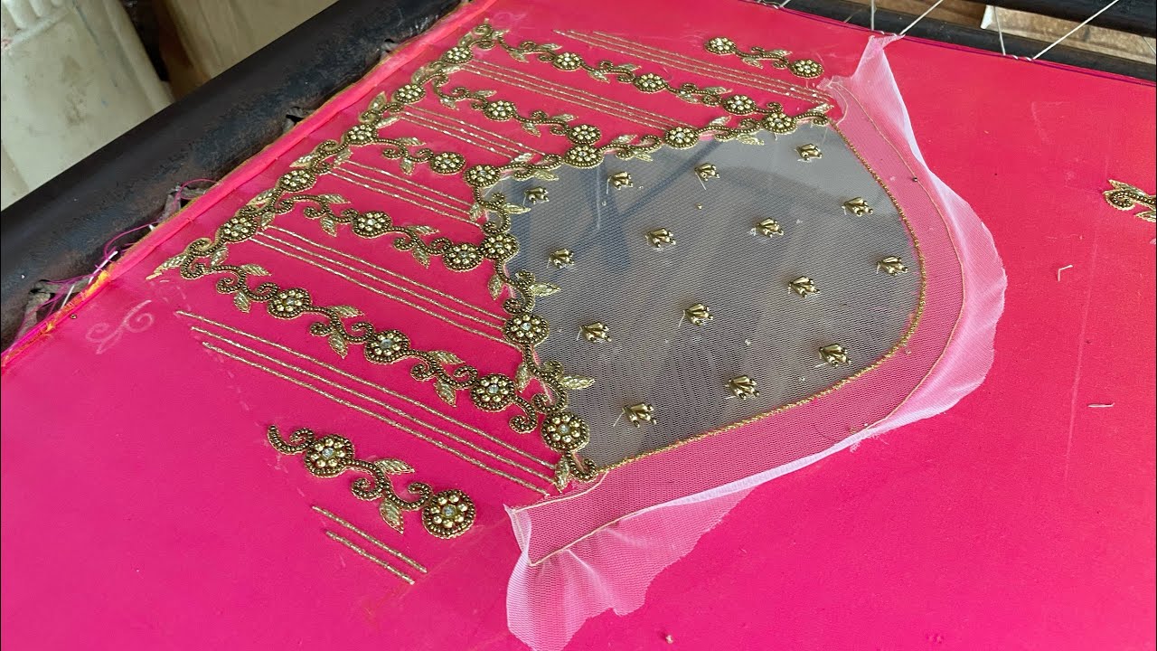 How to Attach Net In Blouse Design | Easy Tips And Trick | SAK CREATIONS