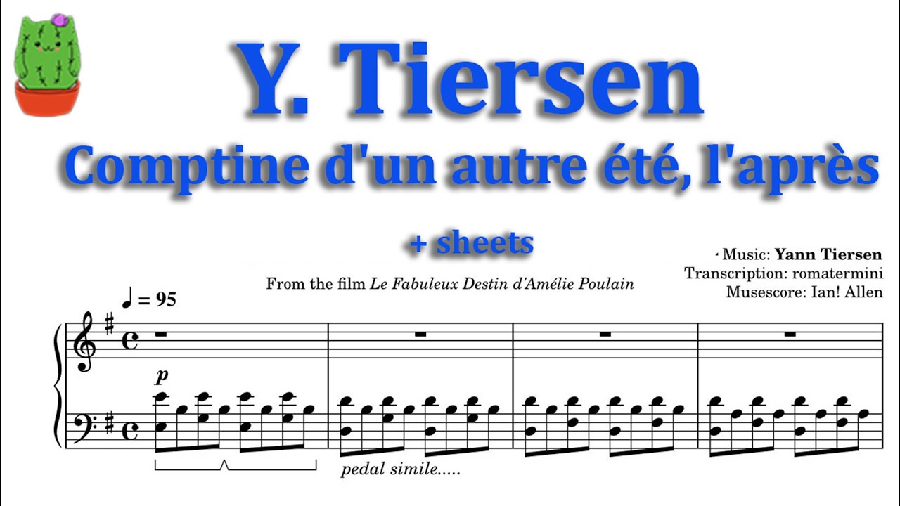 Yann Tiersen - Comptine d'un autre été, l'après