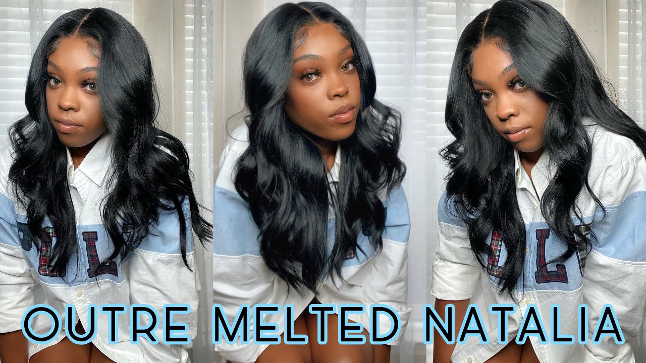 SUPER NATURAL SYNTHETIC WIG!! |OUTRE MELTED HAIRLINE NATALIA