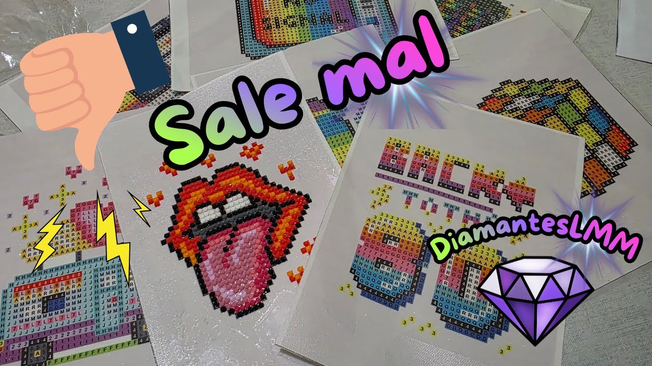Parecían increíbles… pero 😬💎 Diamond painting retro ochentero barato | Reacción