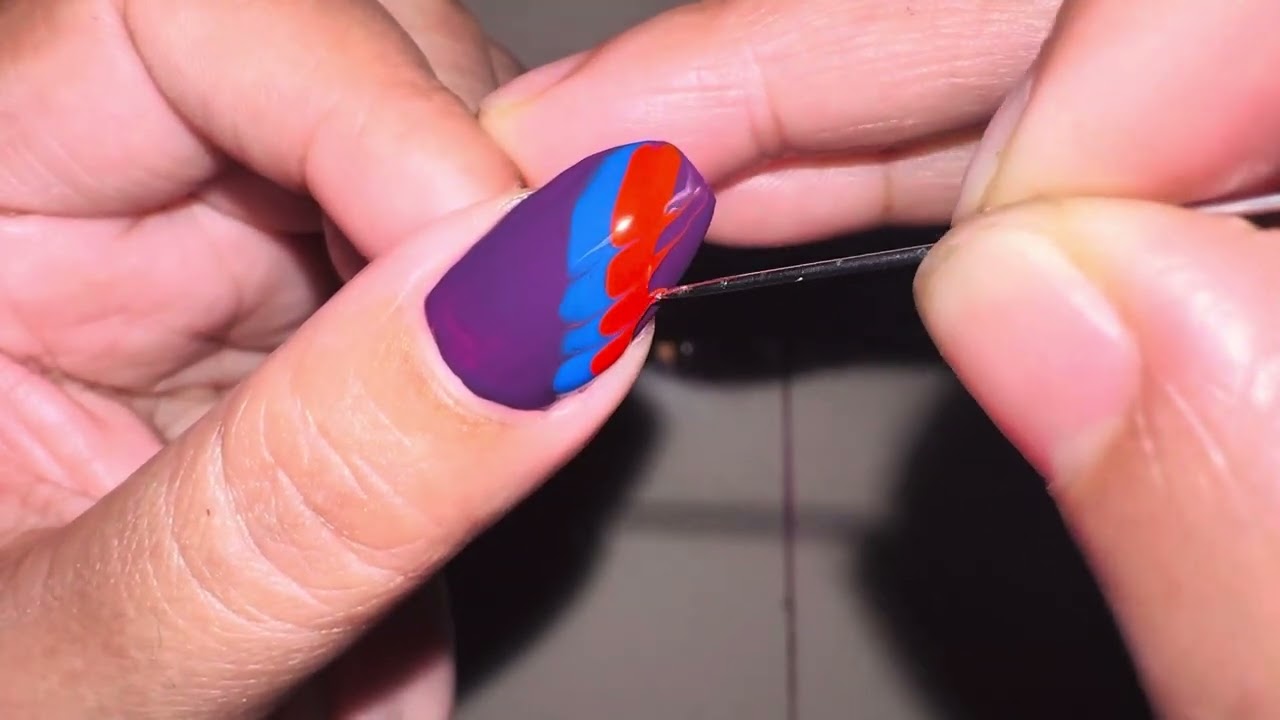 🩵🩷💕💅🏻Easy nailart design #nailartdesigns #naildesign #nailart #viralvideo #viral2026 